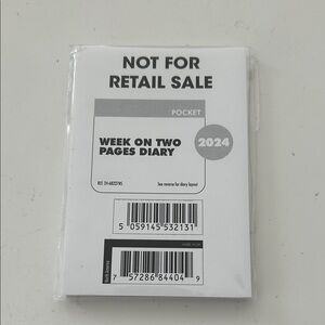 2024 Filofax week on two pages diary pocket size